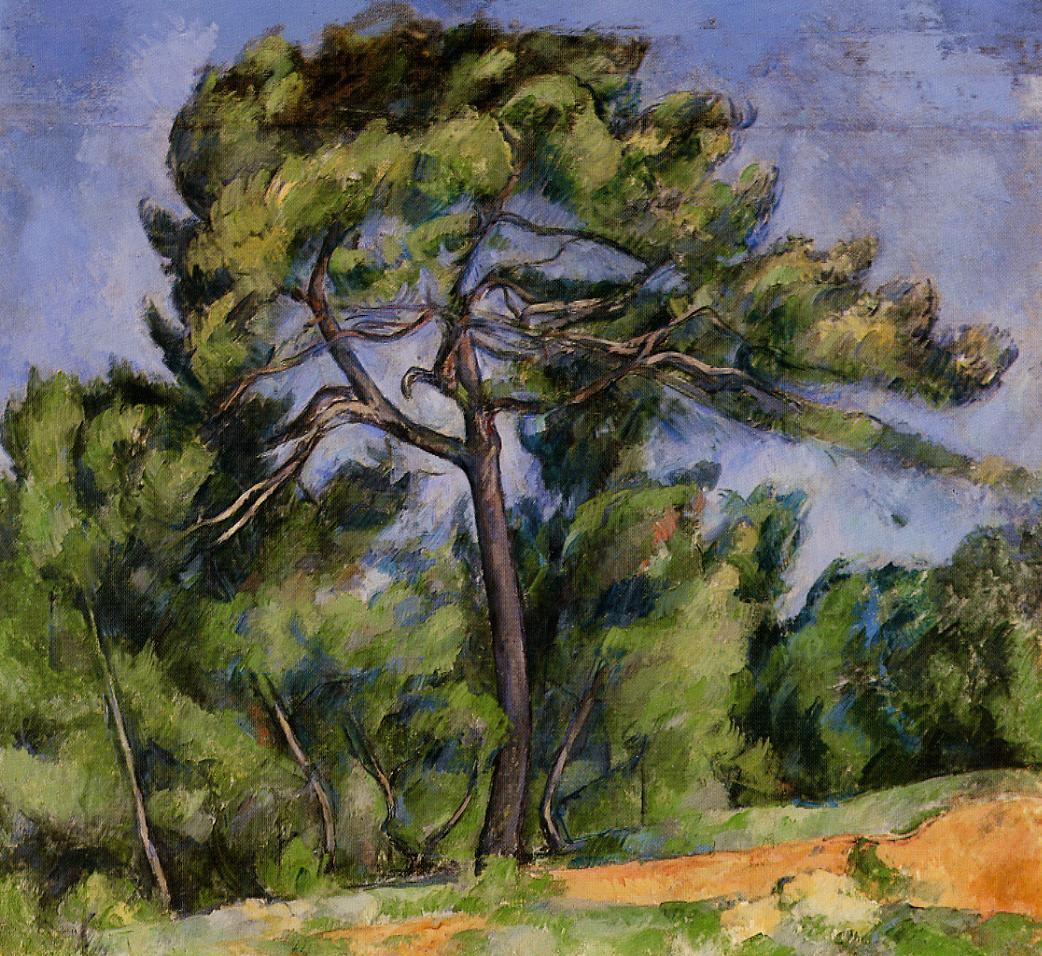The Great Pine - Paul Cezanne Painting